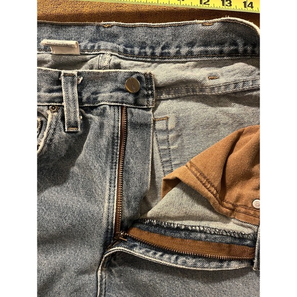Carhartt Jeans - Blue Denim Work Wear Pants - Mens Durable Slacks - 34 x 34 - Picture 7 of 11